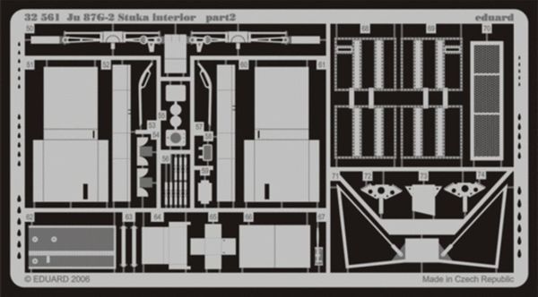 Eduard 32561 1/32 Ölçek, Ju 87G-2 Stuka Interior For Hase