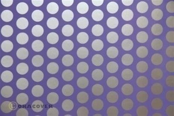 Oracover 41-055-091-002 Fun 1 - Purple-Sılver-2 Metre- Dese