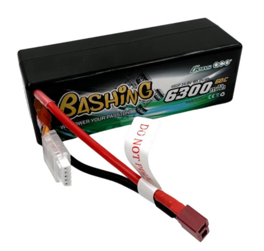 Gens Ace 4s 14.8v 6300mAh 60C Hardcase Lipo Batarya