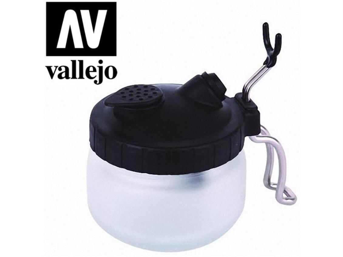 Vallejo 26005 Airbrush Temizleme Kabı, Cam Hazneli