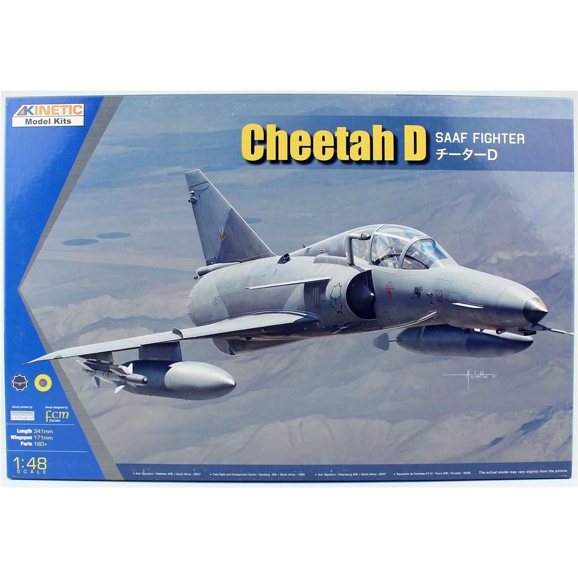 Kinetic K48081 1/48 Ölçek, Cheeate D Fighter Savaş Uçağı, Plastik Model kiti