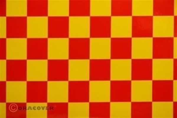 Oracover 43-033-023-002 Fun 3 - Yellow-Red- 2 Metre-Desenli