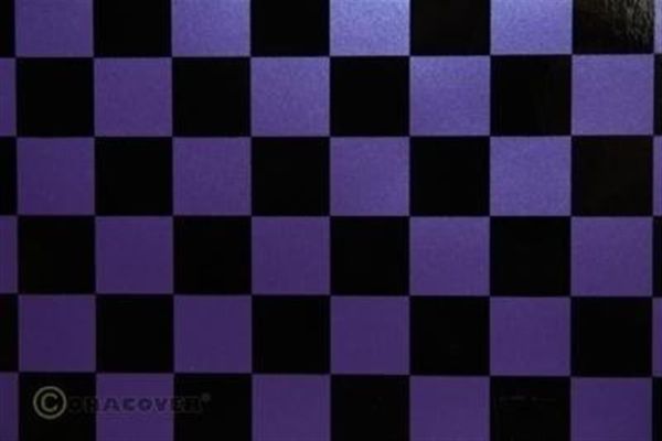 Oracover 43-056-071-002 Fun 3 - Pearl Purple-Black- 2 Metre