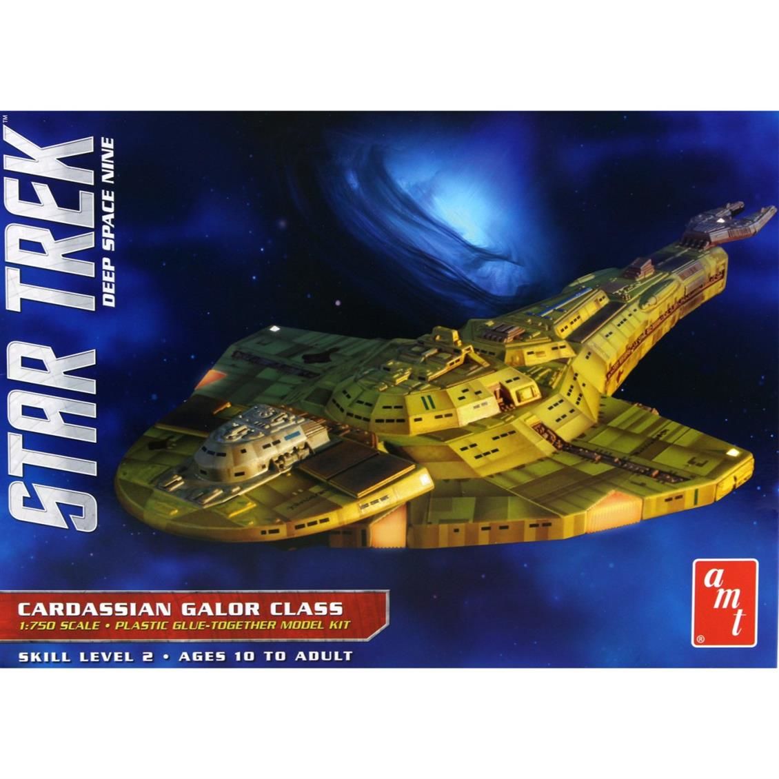 AMT 1028 1/750 Ölçek, Star Trek Deep Space Nine Cardassian Galor-Class Uzay Aracı, Plastik Model kiti