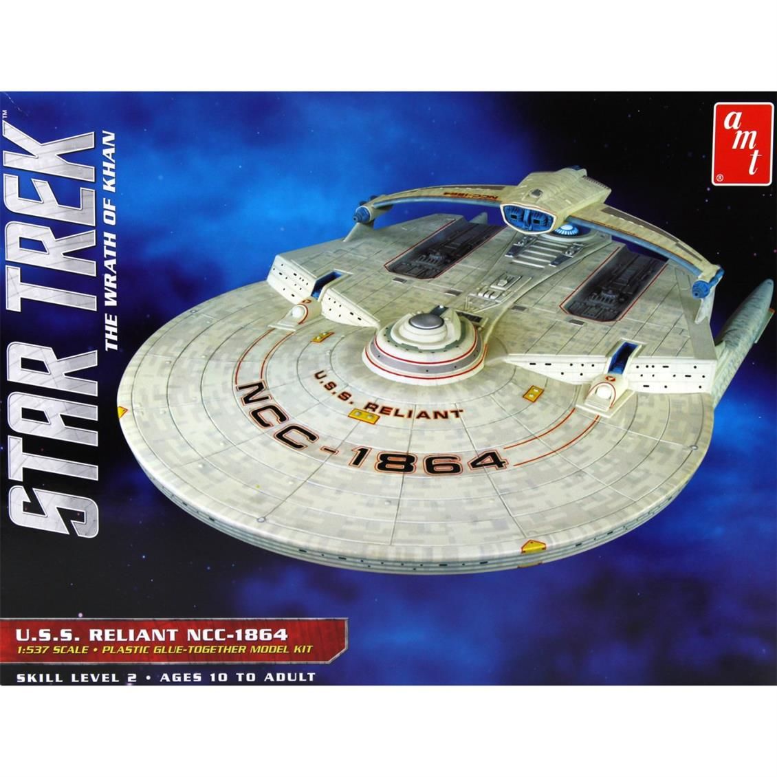 AMT 1036 1/53 Ölçek 7 Ölçek, Star Trek USS Reliant Uzay Aracı, Plastik Model kiti