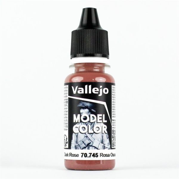 Vallejo 70745 17 ml. (011) Dark Rose, Model Color Serisi Model Boyası