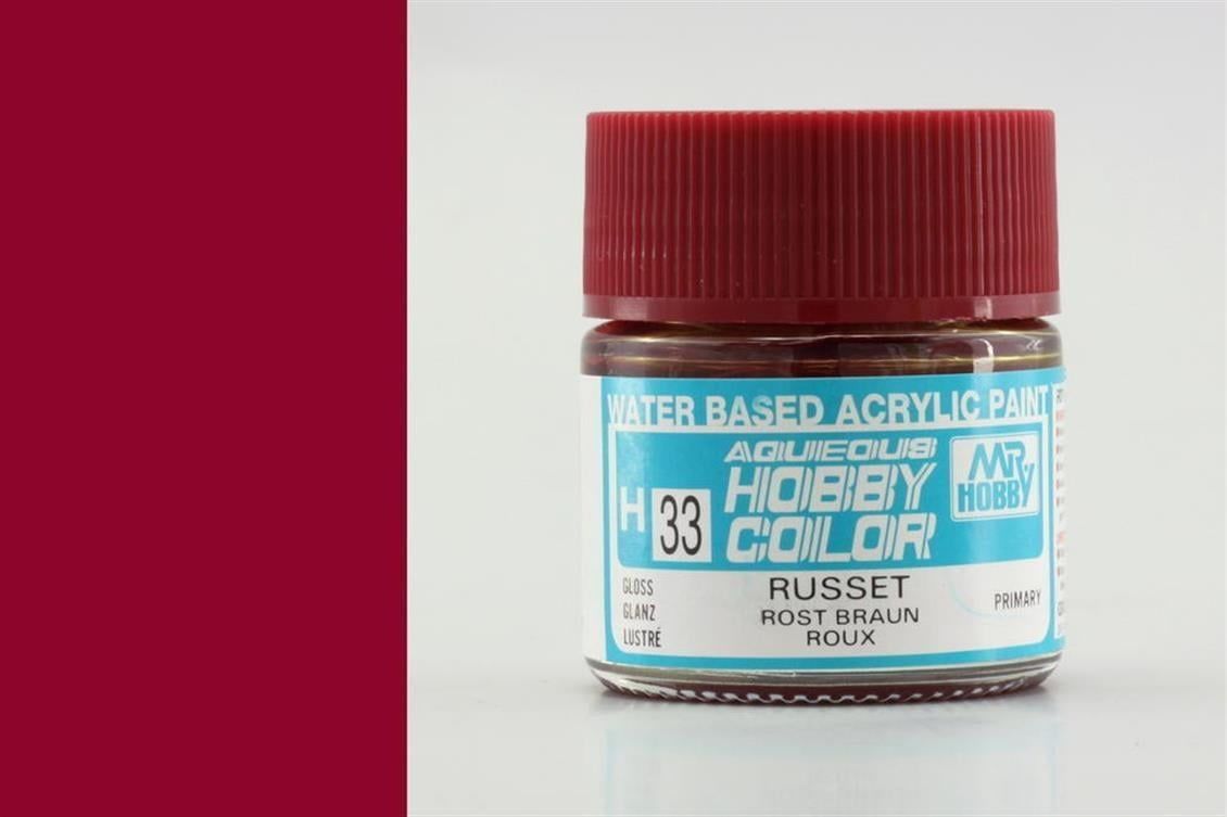 Mr.Hobby H-033 10 ml. Russet, Aqueous Serisi Model Boyası