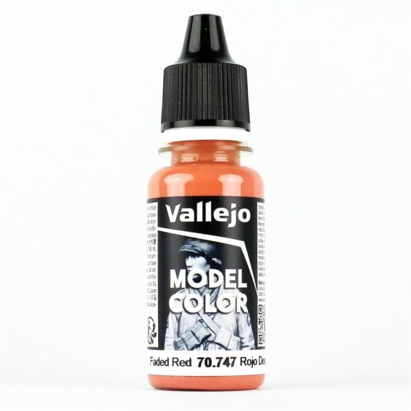 Vallejo 70747 17 ml. (035) Faded Red, Model Color Serisi Model Boyası