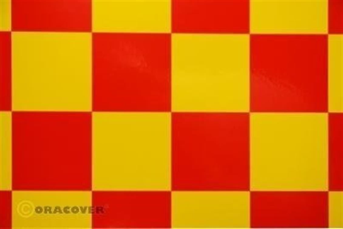 Oracover 491-033-023-002 Fun 5 - Yellow-Red- 2 Metre-Desenl