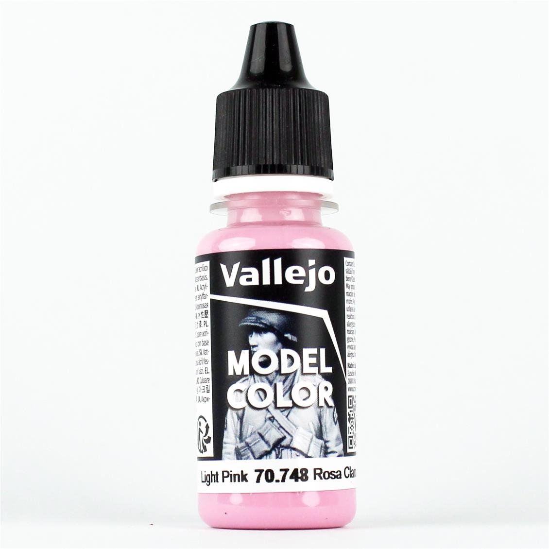 Vallejo 70748 17 ml. (042) Light Pink, Model Color Serisi Model Boyası