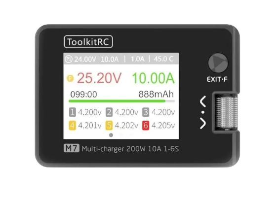 ToolKitRc M7 Smart Charger DC 10A 200W