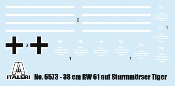 38 cm RW 61 auf STURMMORSER TIGER