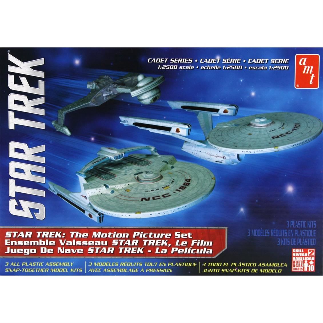 AMT 762L 1/2500 Ölçek, Star Trek Cadet Series The Motion Pict Uzay Aracı, Plastik Model kiti