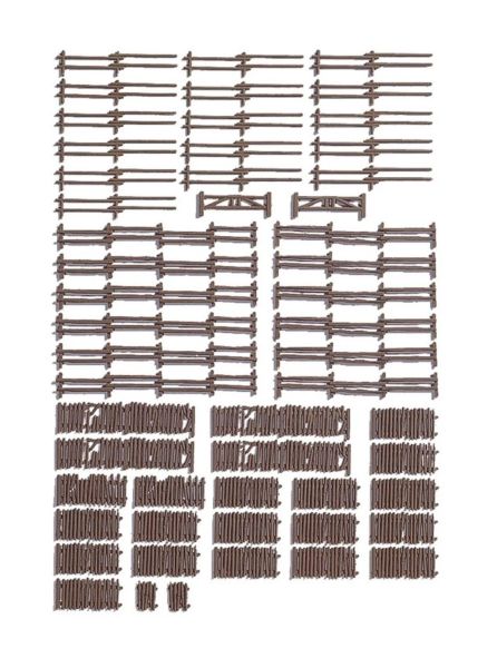 Noch 13095 1/87 Ölçek, Kırsal Çitler, Plastik Model kiti