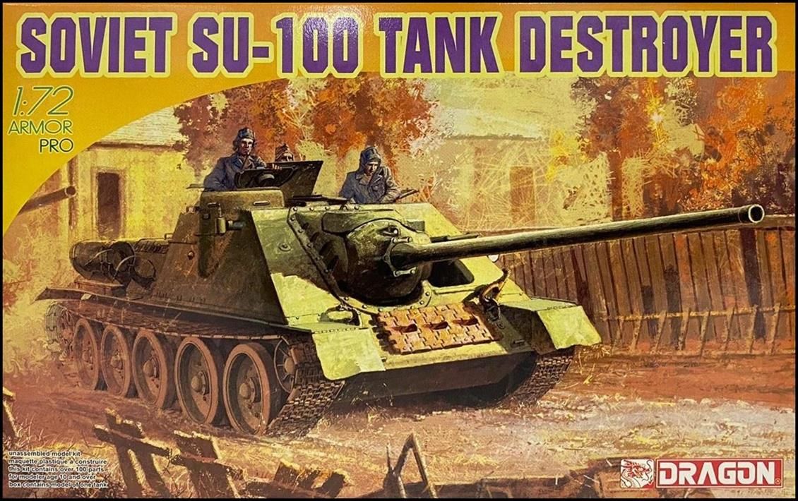 Dragon 7208 1/72 Ölçek, Soviet SU-100 Tank Avcısı Plastik Model Kiti