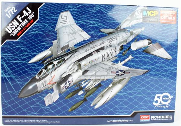 Academy 12515 1/72 Ölçek, USN F-4J VF-96 Savaş Uçağı, Plastik Model kiti