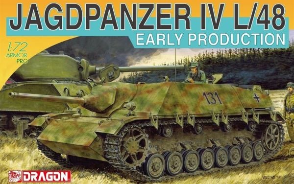 Dragon 7276 1/72 Ölçek, Jagdpanzer IV l/48 Erken Dönem Tank Avcısı Plastik Model Kiti