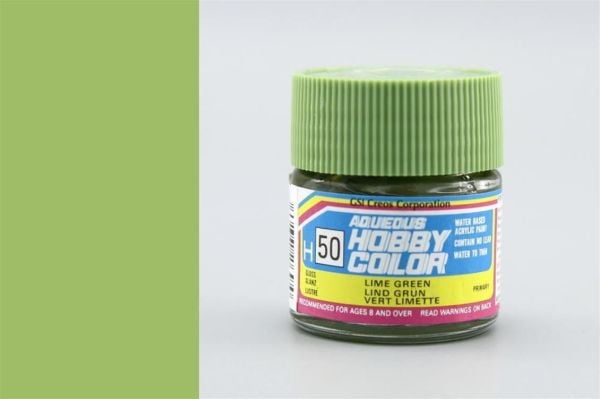 Mr.Hobby H-050 10 ml. Lime Green, Aqueous Serisi Model Boyası