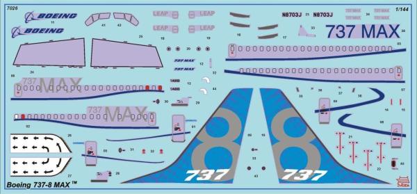 1/144 Boeing 737 Max 8