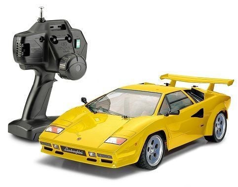 1/10 XB Countach LP500S (TT-01E) Sarı, Işık Setli