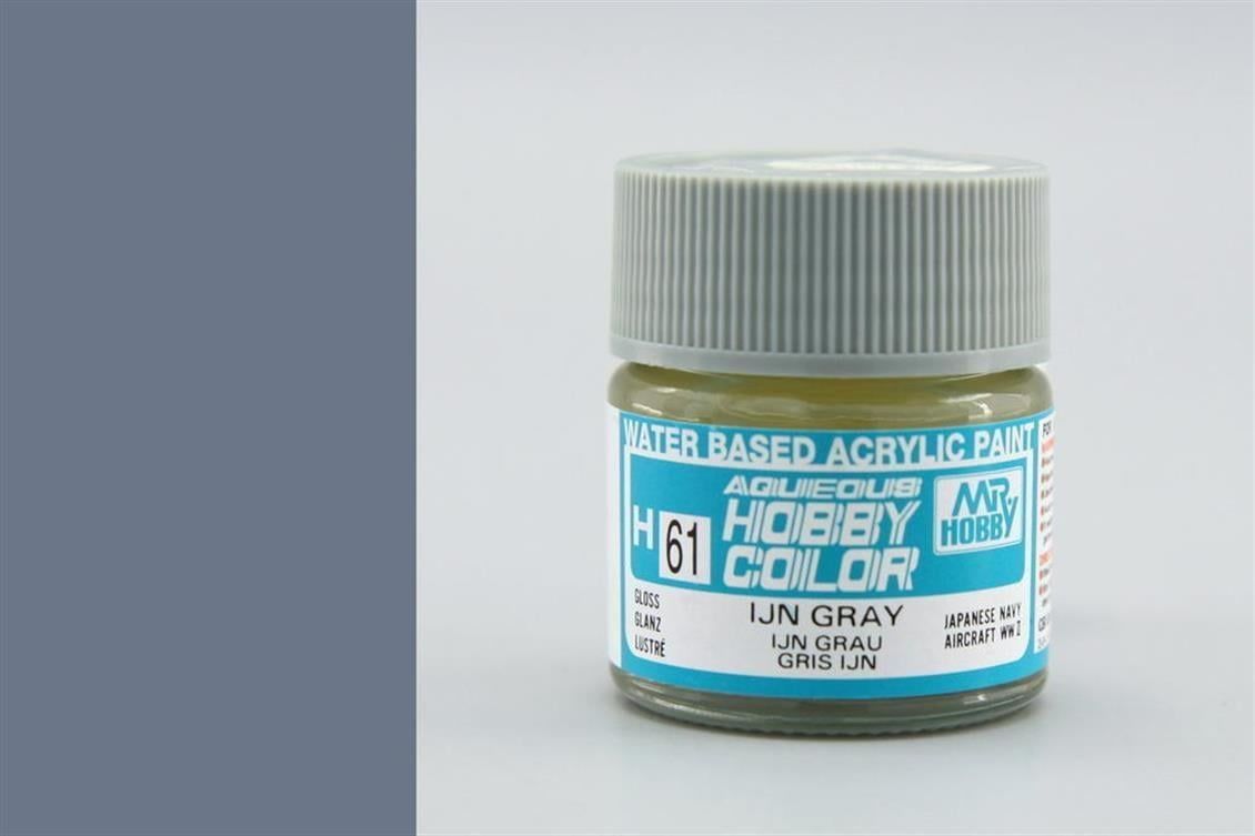 Mr.Hobby H-061 10 ml. IJN Gray, Aqueous Serisi Model Boyası