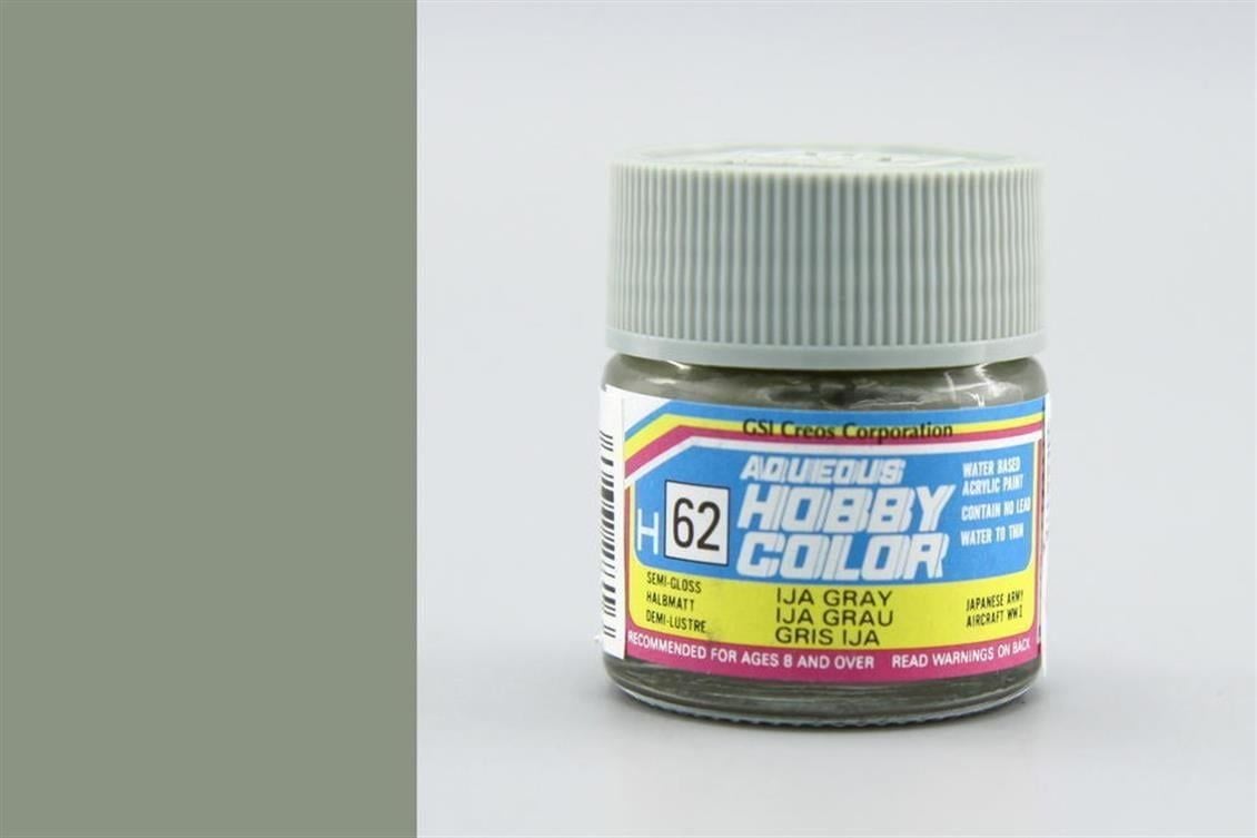 Mr.Hobby H-062 10 ml. IJA Gray, Aqueous Serisi Model Boyası