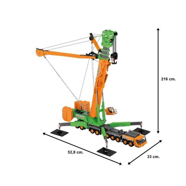 NZG SL73200034 1/50 Ölçek, LIEBHERR LTM 11200 Mobil Vinç (MPM), Sergilemeye Hazır Metal Model