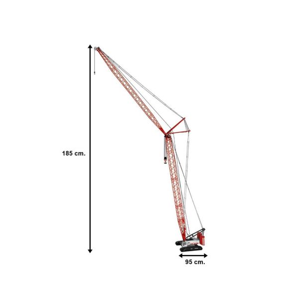 NZG SL78800003 1/50 Ölçek, LIEBHERR LR1300 Mobil Paletli Vinç, (Bay Crane), Sergilemeye Hazır Metal Model