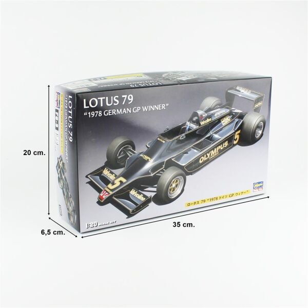 Hasegawa FG03 23203 1/20 Ölçek, Lotus 79 (1978 German GP Winner) Yarış Aracı Plastik Model Kiti