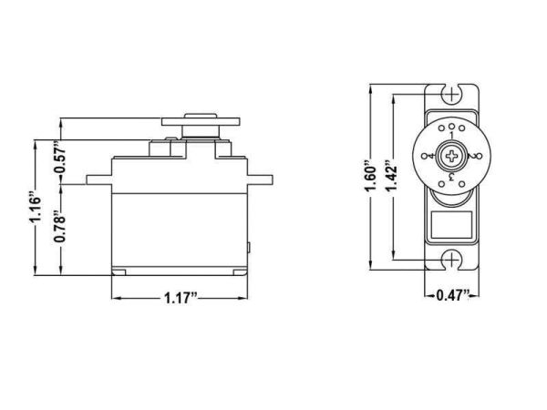 Hitec HS-82MG Mikro Servo