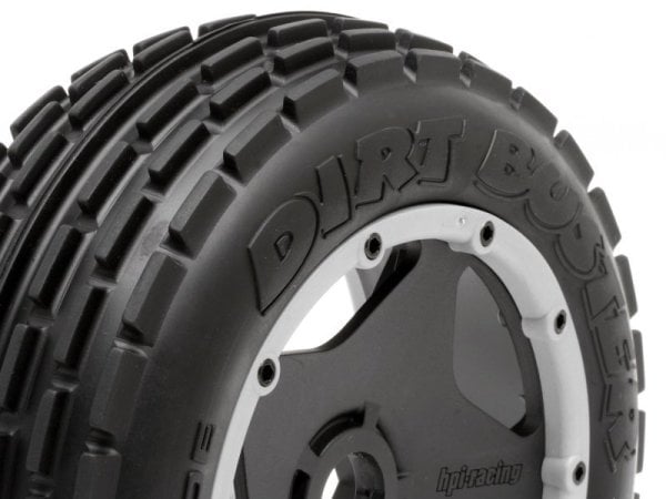 DIRT BUSTER RIB FRONT TIRE M COMPOUND on BLACK WHEEL (HPİ orjinal lastik jant)