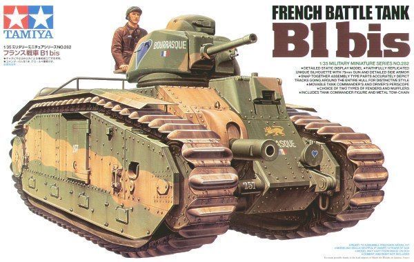 1/35 rench Battle Tank B1 Bis