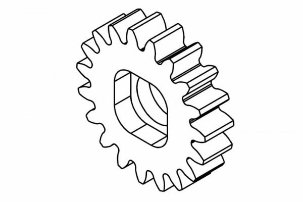 Kavrama Çanı Pinyon Dişli Z19 (Opt.)