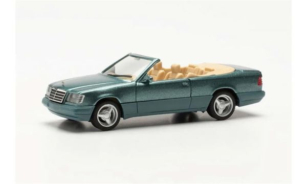 Herpa 430999 1/87 Ölçek, MB 320CE-24 Cabrio, Yeşil, Sergilemeye Hazır Model Araç