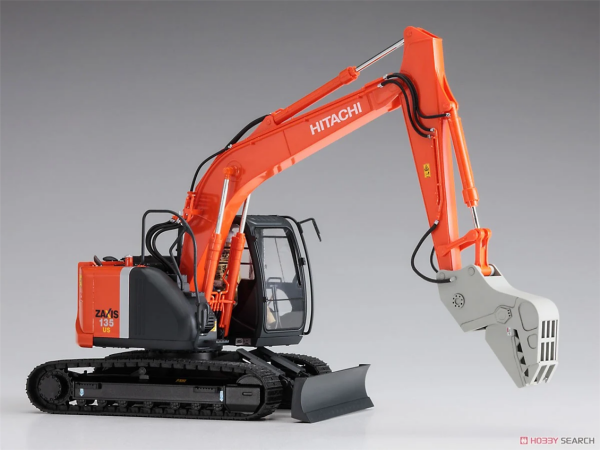 Hasegawa 66103 1/35 Ölçek, Hitachi Excavator Zaxis 135US Crusher, Plastik Model Kiti