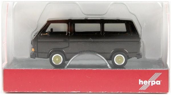 Herpa 430876-002 1/87 Ölçek, VW T3 Minibüs, Bronz Metalik, Sergilemeye Hazır Model Araç