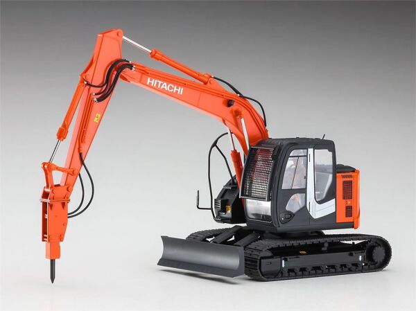 Hasegawa 66109 1/35 Ölçek, Hitachi Construction Machinery Excavator Zaxis 135US Hydraulic Breaker, Plastik Model Kiti