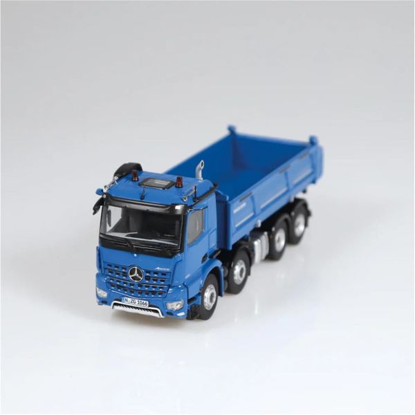 NZG LM10660020 1/50 Ölçek, Mercedes-Benz Arocs 8x4 Damperli Kamyon, Mavi, Sergilemeye Hazır Metal Model