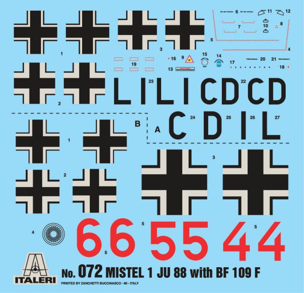 MISTEL 1 JU 88 A-4 AND BF 109 F-4