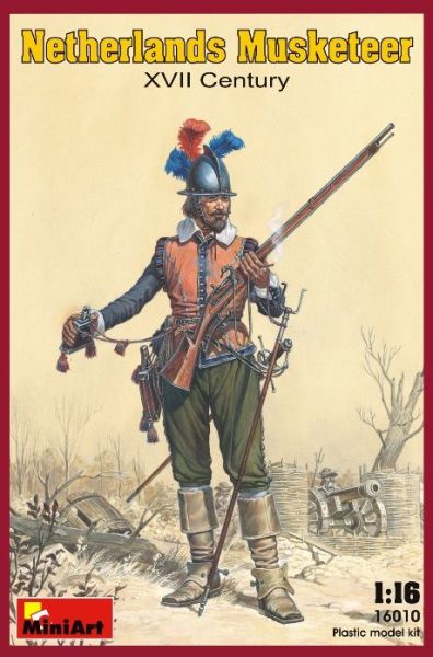 1/16 Netherlands Musketeer XVII c.