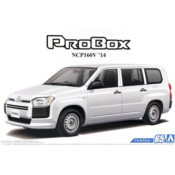 Aoshima 05143 1/24 Ölçek, Toyota Ncp160V Probox 14, Plastik Model kiti