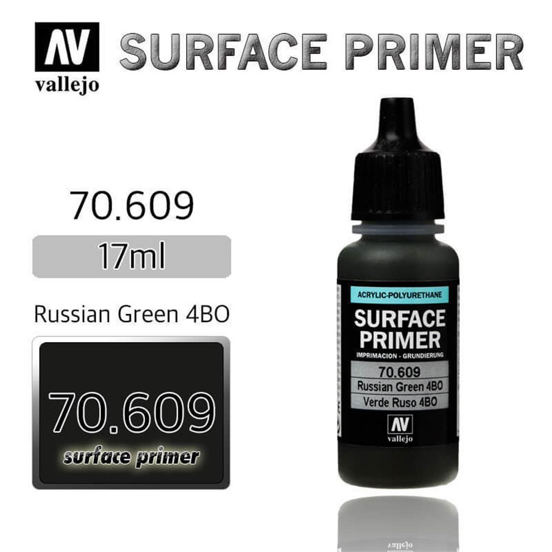 Vallejo 70609 17 ml. Russian Green 4BO, Astar Model Boyası