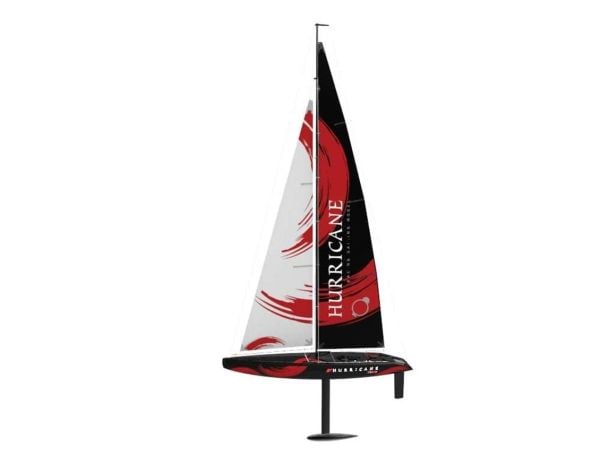 Volantex EXA791-2 Hurricane 100 cm. ABS Gövde, Yelken ve Dümen Servolu,Yarış Tipi RC Yelkenli Model Tekne