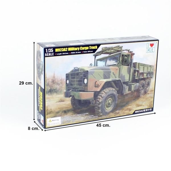 I Love Kit 63514 1/35 Ölçek, M923A2 Askeri Kargo Kamyonu, Plastik Model kiti