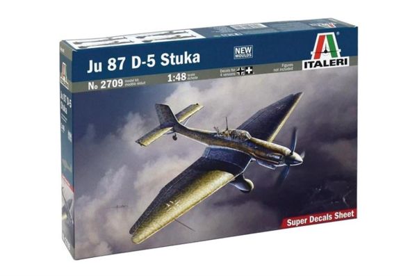 Italeri 2709S 1/48 Ölçek, Ju 87 D-5 Stuka Savaş Uçağı, Plastik Model kiti