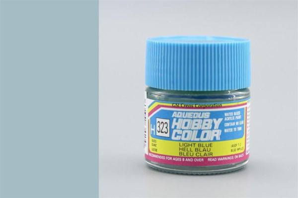 Mr.Hobby H-323 10 ml. Light Blue, Aqueous Serisi Model Boyası