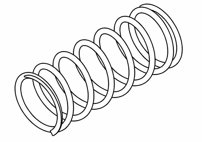 Ön Amortisör Yayı C=12kg/65mm (2.5mm) x2