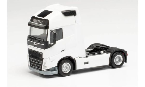 Herpa 313346 1/87 Ölçek, Volvo FH16 GI XL2020 Çekici, Beyaz, Sergilemeye Hazır Model Araç