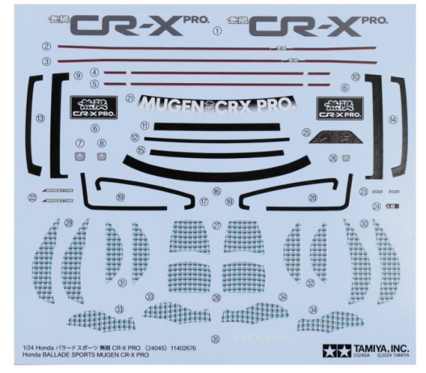 1/24 Honda Muggen CR-X Pro