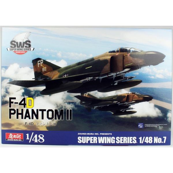 SWS 48-07 1/48 Ölçek, F-4D Phantom II Savaş Uçağı, Plastik Model kiti